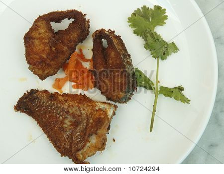 Fisch Braten - Süd indischen Stil