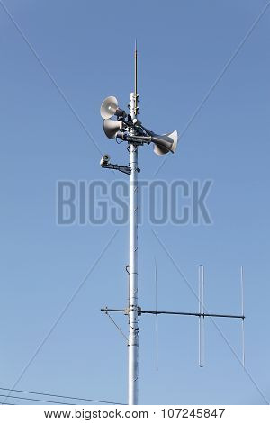 loudspeaker of disaster-forecast