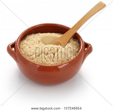 farofa, toasted cassava flour, brazilian food