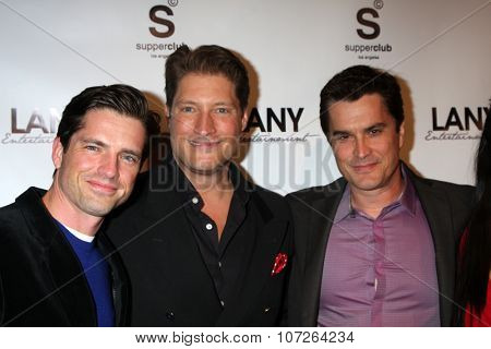 LOS ANGELES - DEC 4:  Scott Bailey, Sean Kanan, Rick Hearst at the 