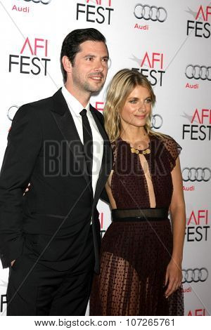 LOS ANGELES - NOV 5:  Melvil Poupaud, Melanie Laurent at the AFI FEST 2015 Presented By Audi Opening Night Premiere of 