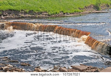 River with waterfall