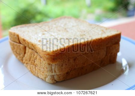 Wheet Bread on dish