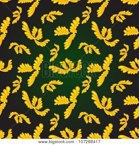 Gold Plant Pattern