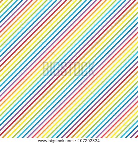 Bright Rainbow Diagonal Background.