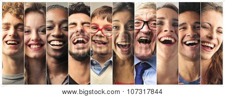 Laughing people