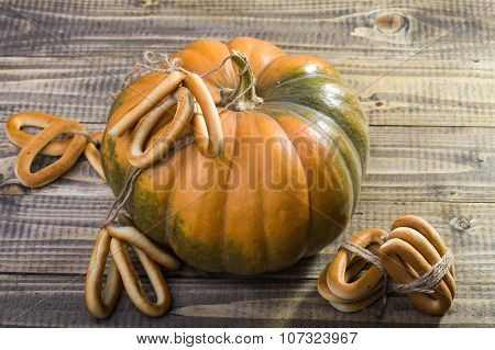 Pumpkin With Bunches Of Cracknels