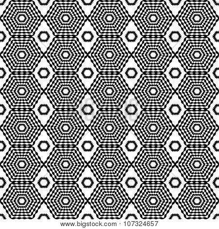 Abstract geometric seamless pattern.