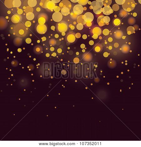 Vector Bokeh Festive Background