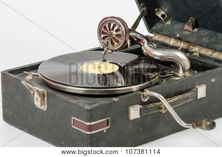 Internals Gramophone Close Up