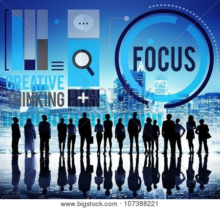 Focus Concentrate Definition Target Point Concept