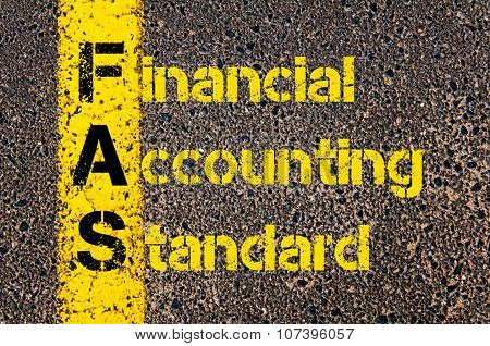 Business Acronym Fas As Financial Accounting Standards