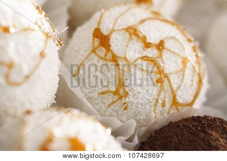 Rafaello Candies with Nuts and Caramell