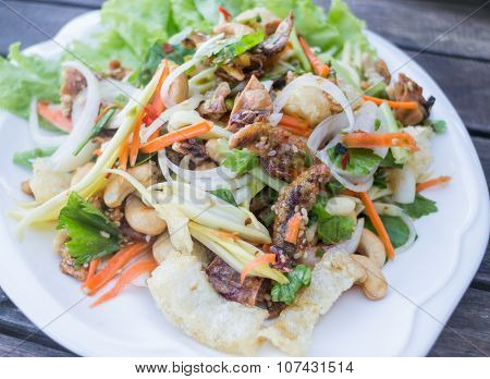 Spicy Seafood And Fish Maw Salad