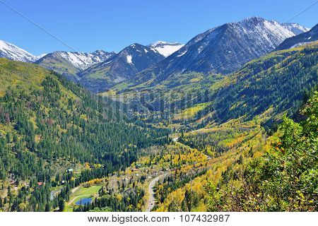 Mt Sopris During Foliage Season In Colorado