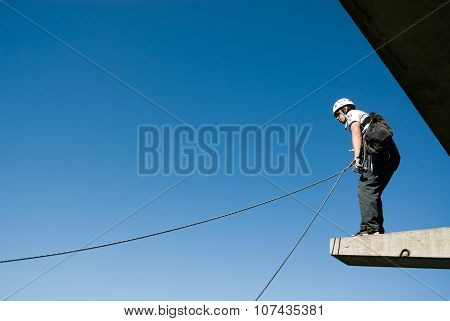 Extreme sports Ropejumping