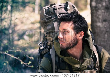 Handsome Young Hiker Portrait