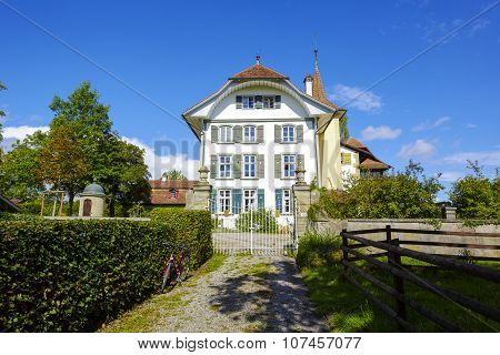 Wittigkofen Palace In Bern, Switzerland