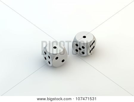 Fail. White dice. Failure. Defeat.