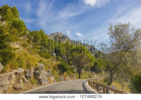 Beautiful View Of Sa Calobra On Mallorca Island, Spain