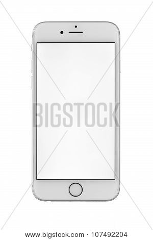 Varna, Bulgaria - October 09, 2014: Cell Phone Model Iphone 6 Has Led-backlit Ips Lcd, 8 Mp Camera,