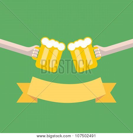 vector clink glasses