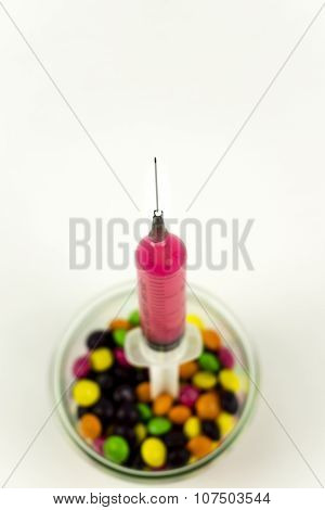 Seringe And Candies