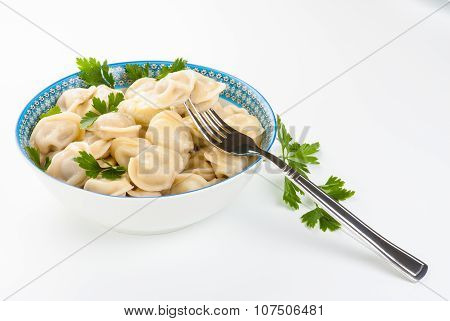 Dumplings In A Plate