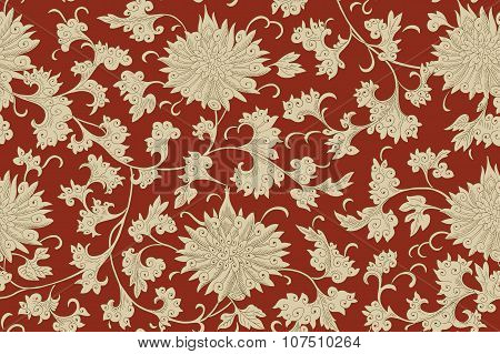 Chinese seamless pattern. Vintage