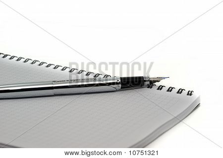 Bolígrafo Roller en Bloc de notas