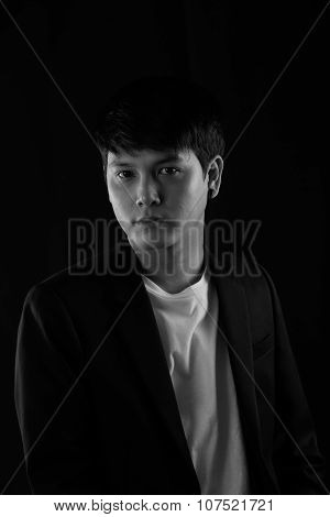 Portrait Of Asian Young Man