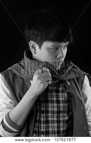 Portrait Of Asian Young Man