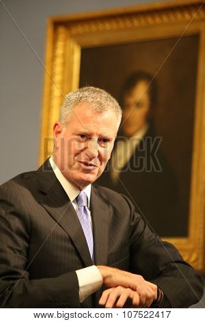 Mayor holds city hall press conference