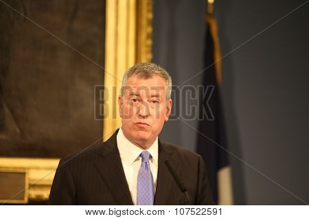 Mayor holds city hall press conference