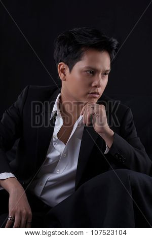 Portrait Of Asian Young Man - Business Concept