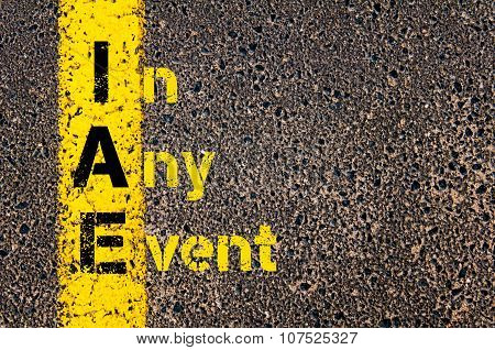 Business Acronym Iae As In Any Event