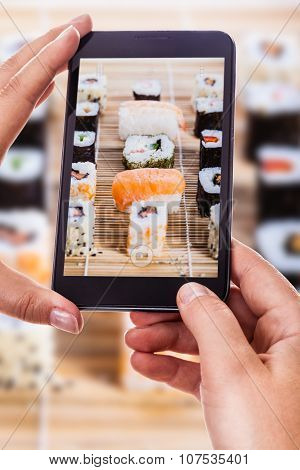 Photographing Delicious Sushi Rolls