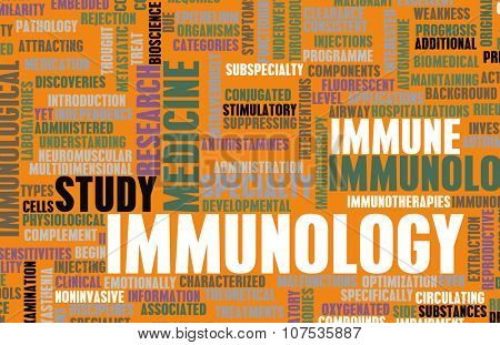 Immunology or Immunologist Medical Field Specialty As Art
