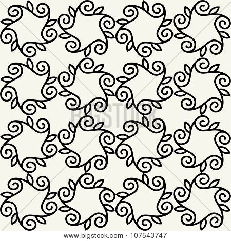 Abstract  floral  seamless pattern,  background. Seamless pattern can be used for wallpaper, pattern