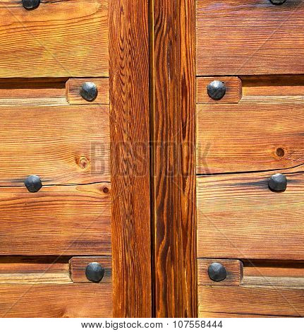 Tradate Abstract   Rusty   Brown Knocker  Closed   Lombardy    Varese