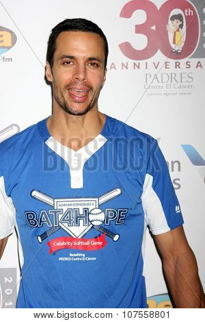 LOS ANGELES - NOV 7:  Matt Cedeno at the Adrian Gonzalez's Bat 4 Hope Celebrity Softball Game PADRES Contra El Cancer at the Dodger Stadium on November 7, 2015 in Los Angeles, CA