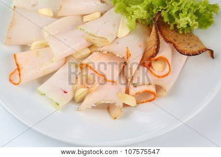 delicious food on a plate