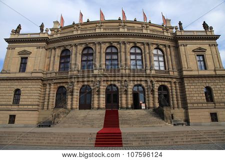 The Rudolfinum - A Music Auditorium And Art Gallery In Prague, Czech Republic.