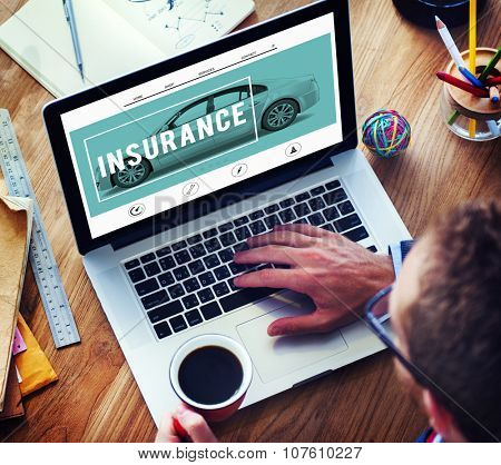 Car Insurance Accident Claim Risk Defense Drive Concept
