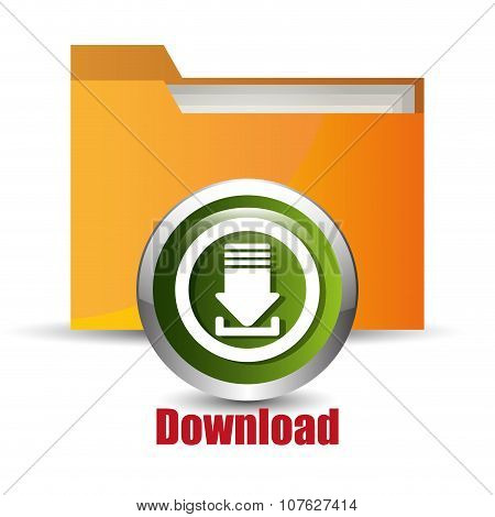 Download icon button
