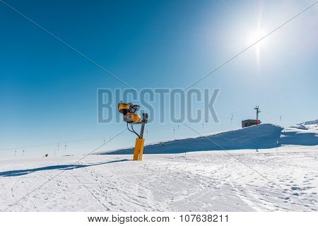 Winter mountains in Gusar region of Azerbaijan