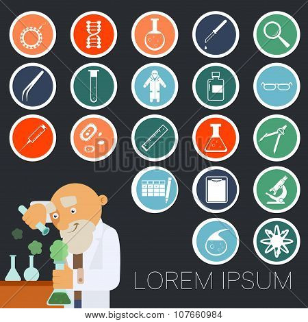 Sciense icons collection