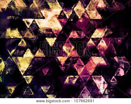 triangles impressionism