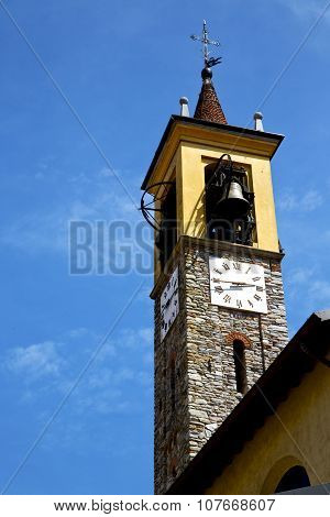 Jerago Old Abstract In   And Church Tower Bell Sunny