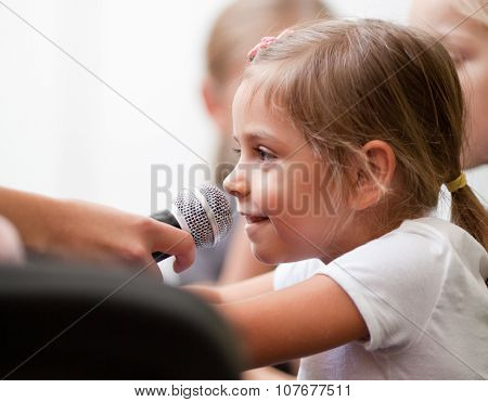 Child Being Interviewed